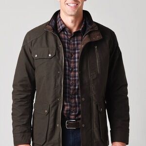 Men's Black Field Jacket - Classic Utility 3 in 1 Jacket